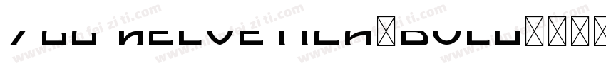 7GG Helvetica-bold字体转换